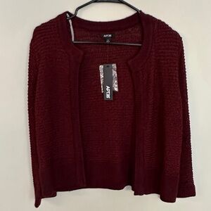 AFRM Women's Deep Red Cardigan
